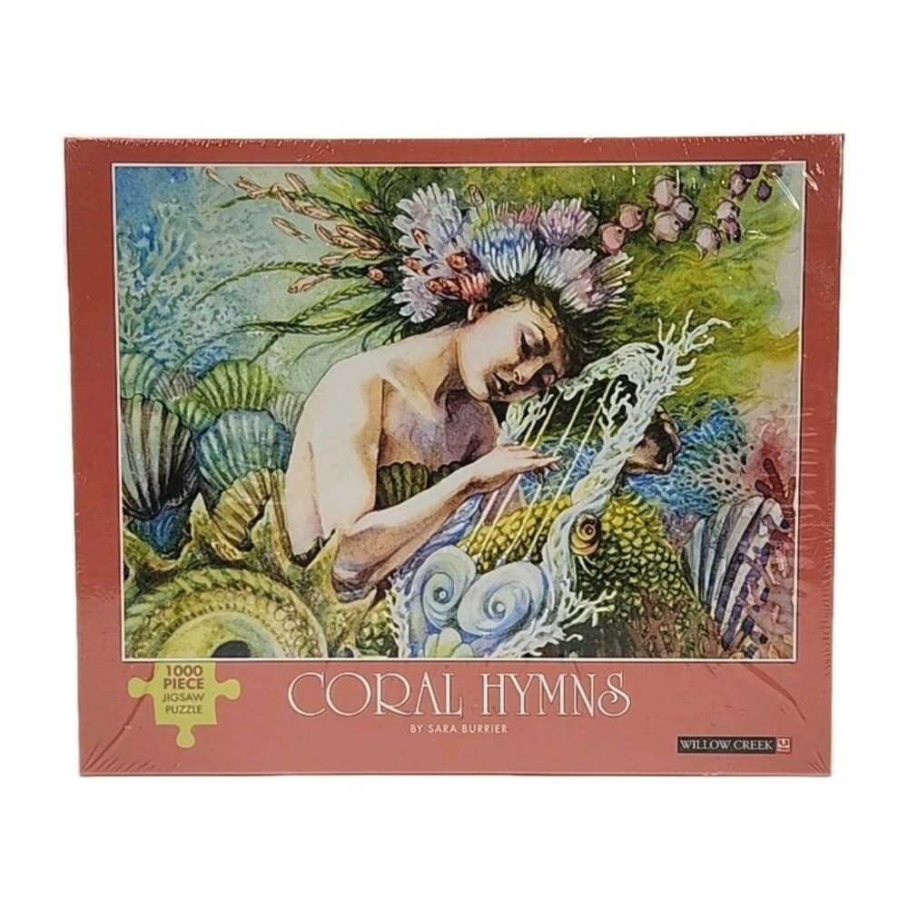 Coral Hymns Sara Burrier 1000 Piece Jigsaw Puzzle 26 x 19" Willow Creek USA NEW